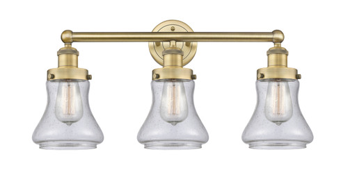 INNOVATIONS 616-3W-BB-G194 Bellmont 3 24.5 inch Bath Vanity Light Brushed Brass