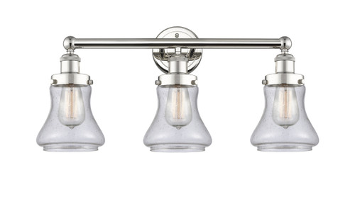INNOVATIONS 616-3W-PN-G194 Bellmont 3 24.5 inch Bath Vanity Light Polished Nickel
