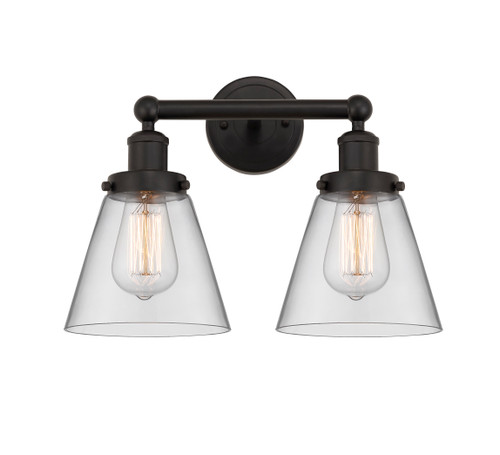 INNOVATIONS 616-2W-OB-G62 Cone 2 Light 15.5 inch Bath Vanity Light Oil Rubbed Bronze