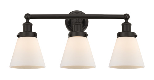 INNOVATIONS 616-3W-OB-G61 Cone 3 Light 24.5 inch Bath Vanity Light Oil Rubbed Bronze