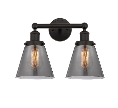 INNOVATIONS 616-2W-OB-G63 Cone 2 Light 15.5 inch Bath Vanity Light Oil Rubbed Bronze