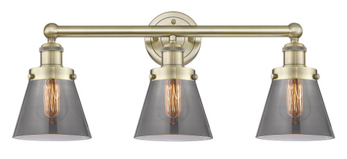 INNOVATIONS 616-3W-AB-G63 Cone 3 24.5 inch Bath Vanity Light Antique Brass