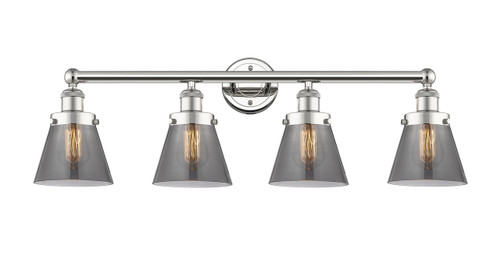 INNOVATIONS 616-4W-PN-G63 Cone 4 33.5 inch Bath Vanity Light Polished Nickel