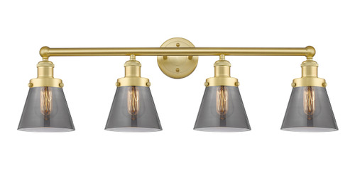 INNOVATIONS 616-4W-SG-G63 Cone 4 33.5 inch Bath Vanity Light Satin Gold