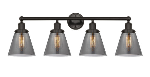 INNOVATIONS 616-4W-OB-G63 Cone 4 Light 33.5 inch Bath Vanity Light Oil Rubbed Bronze