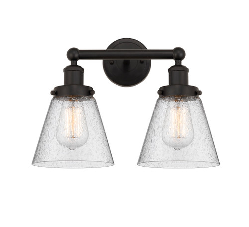INNOVATIONS 616-2W-OB-G64 Cone 2 Light 15.5 inch Bath Vanity Light Oil Rubbed Bronze