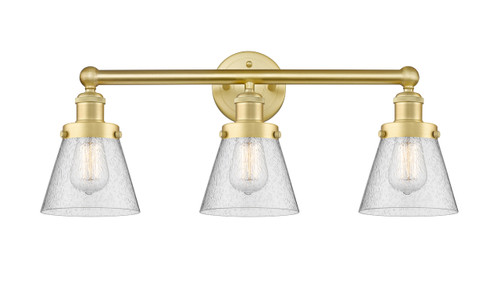 INNOVATIONS 616-3W-SG-G64 Cone 3 24.5 inch Bath Vanity Light Satin Gold
