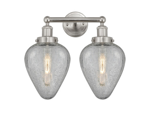 INNOVATIONS 616-2W-SN-G165 Geneseo 2 Light 15 inch Bath Vanity Light Brushed Satin Nickel