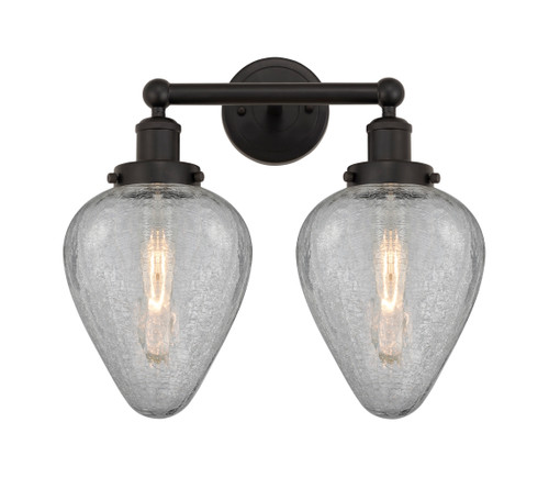 INNOVATIONS 616-2W-OB-G165 Geneseo 2 Light 15 inch Bath Vanity Light Oil Rubbed Bronze