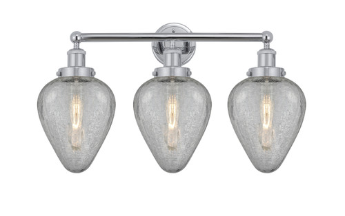 INNOVATIONS 616-3W-PC-G165 Geneseo 3 Light 24 inch Bath Vanity Light Polished Chrome