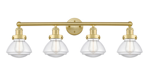 INNOVATIONS 616-4W-SG-G322 Olean 4 33.5 inch Bath Vanity Light Satin Gold