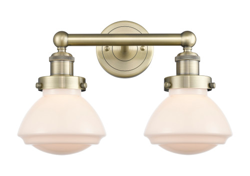 INNOVATIONS 616-2W-AB-G321 Olean 2 15.5 inch Bath Vanity Light Antique Brass