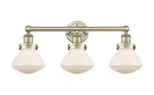 INNOVATIONS 616-3W-AB-G321 Olean 3 24.5 inch Bath Vanity Light Antique Brass