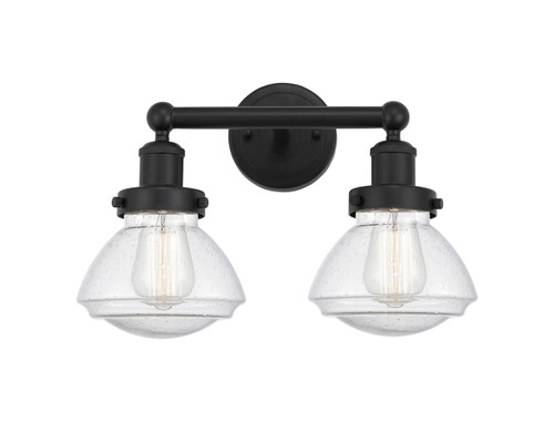 INNOVATIONS 616-2W-BK-G324 Olean 2 Light 15.5 inch Bath Vanity Light Matte Black