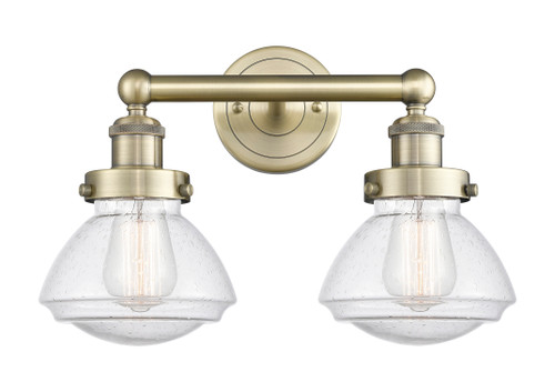 INNOVATIONS 616-2W-AB-G324 Olean 2 15.5 inch Bath Vanity Light Antique Brass