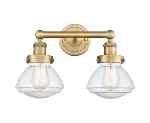 INNOVATIONS 616-2W-BB-G324 Olean 2 15.5 inch Bath Vanity Light Brushed Brass