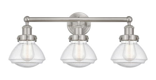 INNOVATIONS 616-3W-SN-G324 Olean 3 Light 24.5 inch Bath Vanity Light Brushed Satin Nickel