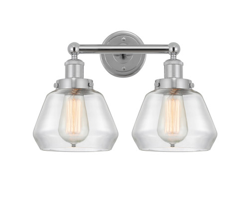 INNOVATIONS 616-2W-PC-G172 Fulton 2 Light 15.5 inch Bath Vanity Light Polished Chrome