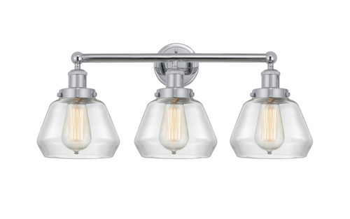 INNOVATIONS 616-3W-PC-G172 Fulton 3 Light 24.5 inch Bath Vanity Light Polished Chrome