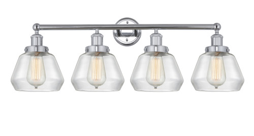 INNOVATIONS 616-4W-PC-G172 Fulton 4 Light 33.5 inch Bath Vanity Light Polished Chrome