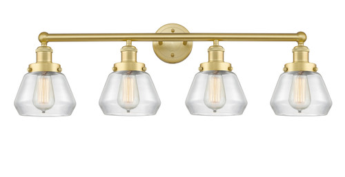 INNOVATIONS 616-4W-SG-G172 Fulton 4 33.5 inch Bath Vanity Light Satin Gold