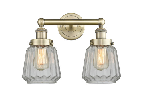 INNOVATIONS 616-2W-AB-G142 Chatham 2 15.5 inch Bath Vanity Light Antique Brass