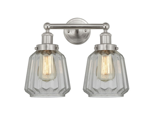 INNOVATIONS 616-2W-SN-G142 Chatham 2 Light 15.5 inch Bath Vanity Light Brushed Satin Nickel