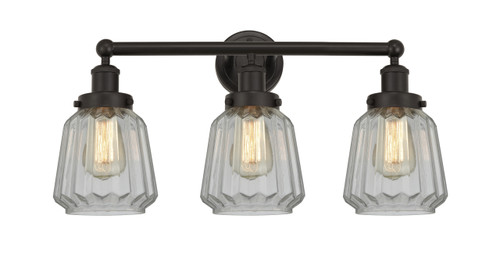 INNOVATIONS 616-3W-OB-G142 Chatham 3 Light 24.5 inch Bath Vanity Light Oil Rubbed Bronze