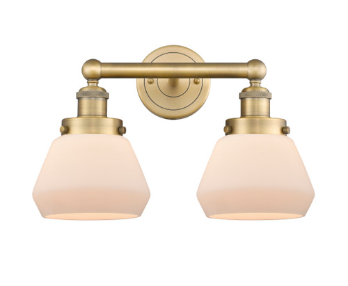 INNOVATIONS 616-2W-BB-G171 Fulton 2 15.5 inch Bath Vanity Light Brushed Brass