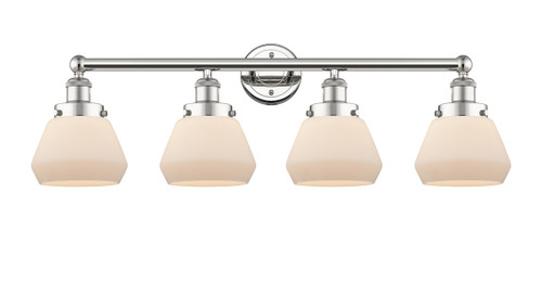 INNOVATIONS 616-4W-PN-G171 Fulton 4 33.5 inch Bath Vanity Light Polished Nickel