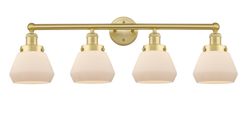 INNOVATIONS 616-4W-SG-G171 Fulton 4 33.5 inch Bath Vanity Light Satin Gold