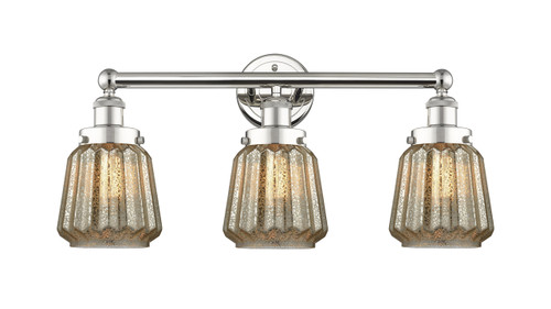 INNOVATIONS 616-3W-PN-G146 Chatham 3 24.5 inch Bath Vanity Light Polished Nickel