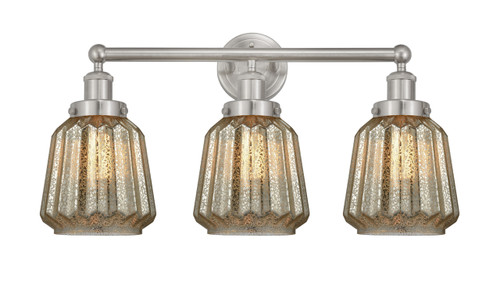 INNOVATIONS 616-3W-SN-G146 Chatham 3 Light 24.5 inch Bath Vanity Light Brushed Satin Nickel