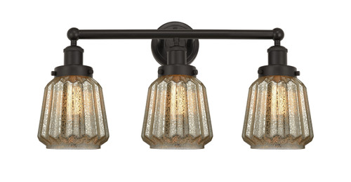 INNOVATIONS 616-3W-OB-G146 Chatham 3 Light 24.5 inch Bath Vanity Light Oil Rubbed Bronze