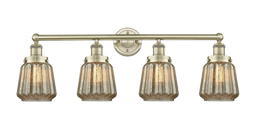 INNOVATIONS 616-4W-AB-G146 Chatham 4 33.5 inch Bath Vanity Light Antique Brass