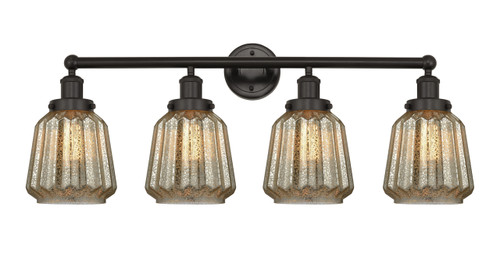 INNOVATIONS 616-4W-OB-G146 Chatham 4 Light 33.5 inch Bath Vanity Light Oil Rubbed Bronze