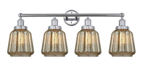 INNOVATIONS 616-4W-PC-G146 Chatham 4 Light 33.5 inch Bath Vanity Light Polished Chrome