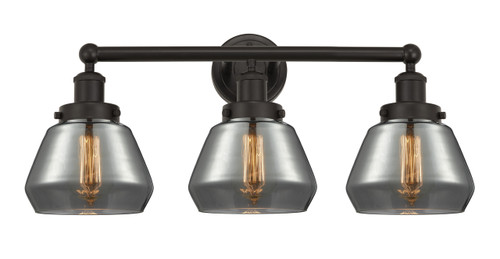 INNOVATIONS 616-3W-OB-G173 Fulton 3 Light 24.5 inch Bath Vanity Light Oil Rubbed Bronze
