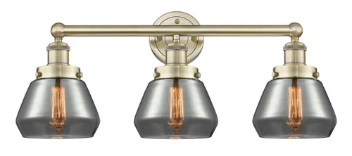 INNOVATIONS 616-3W-AB-G173 Fulton 3 24.5 inch Bath Vanity Light Antique Brass