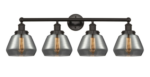 INNOVATIONS 616-4W-OB-G173 Fulton 4 Light 33.5 inch Bath Vanity Light Oil Rubbed Bronze
