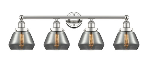 INNOVATIONS 616-4W-PN-G173 Fulton 4 33.5 inch Bath Vanity Light Polished Nickel