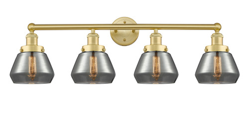 INNOVATIONS 616-4W-SG-G173 Fulton 4 33.5 inch Bath Vanity Light Satin Gold