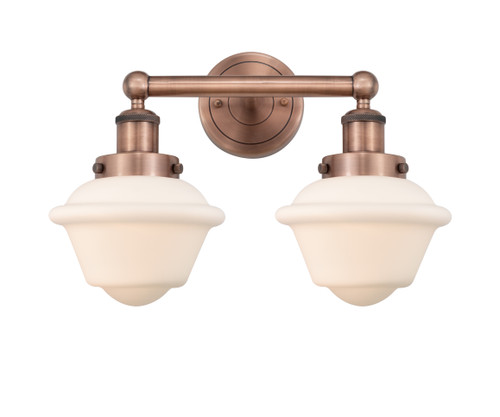 INNOVATIONS 616-2W-AC-G531 Oxford 2 15.5 inch Bath Vanity Light Antique Copper