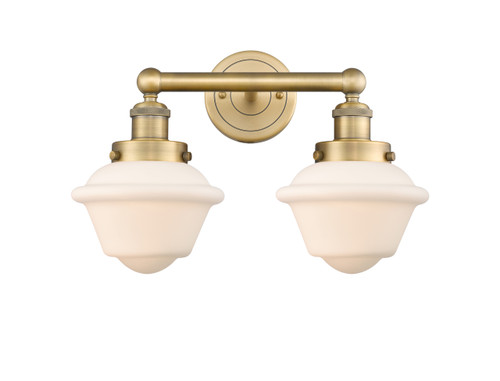 INNOVATIONS 616-2W-BB-G531 Oxford 2 15.5 inch Bath Vanity Light Brushed Brass