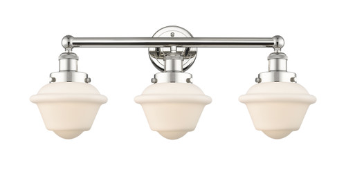 INNOVATIONS 616-3W-PN-G531 Oxford 3 24.5 inch Bath Vanity Light Polished Nickel