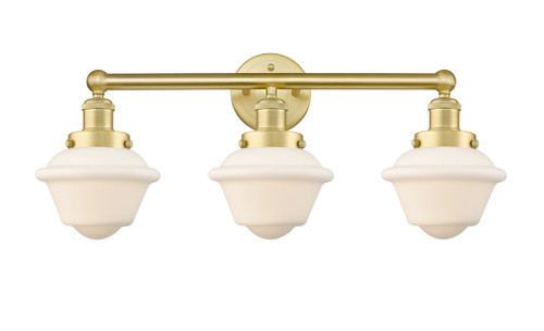 INNOVATIONS 616-3W-SG-G531 Oxford 3 24.5 inch Bath Vanity Light Satin Gold