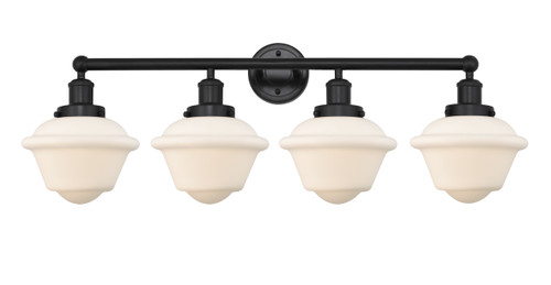 INNOVATIONS 616-4W-BK-G531 Oxford 4 Light 33.5 inch Bath Vanity Light Matte Black