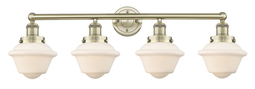 INNOVATIONS 616-4W-AB-G531 Oxford 4 33.5 inch Bath Vanity Light Antique Brass