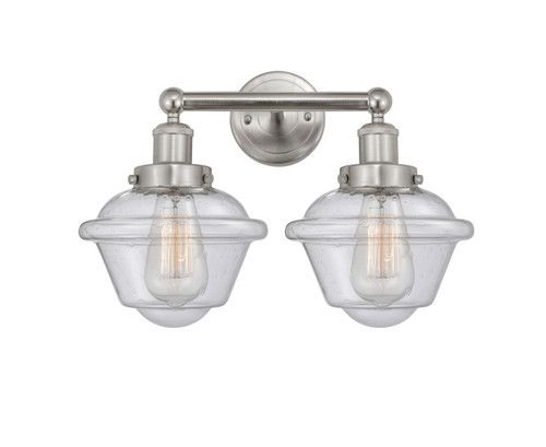 INNOVATIONS 616-2W-SN-G534 Oxford 2 Light 15.5 inch Bath Vanity Light Brushed Satin Nickel
