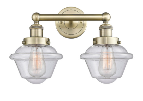 INNOVATIONS 616-2W-AB-G534 Oxford 2 15.5 inch Bath Vanity Light Antique Brass